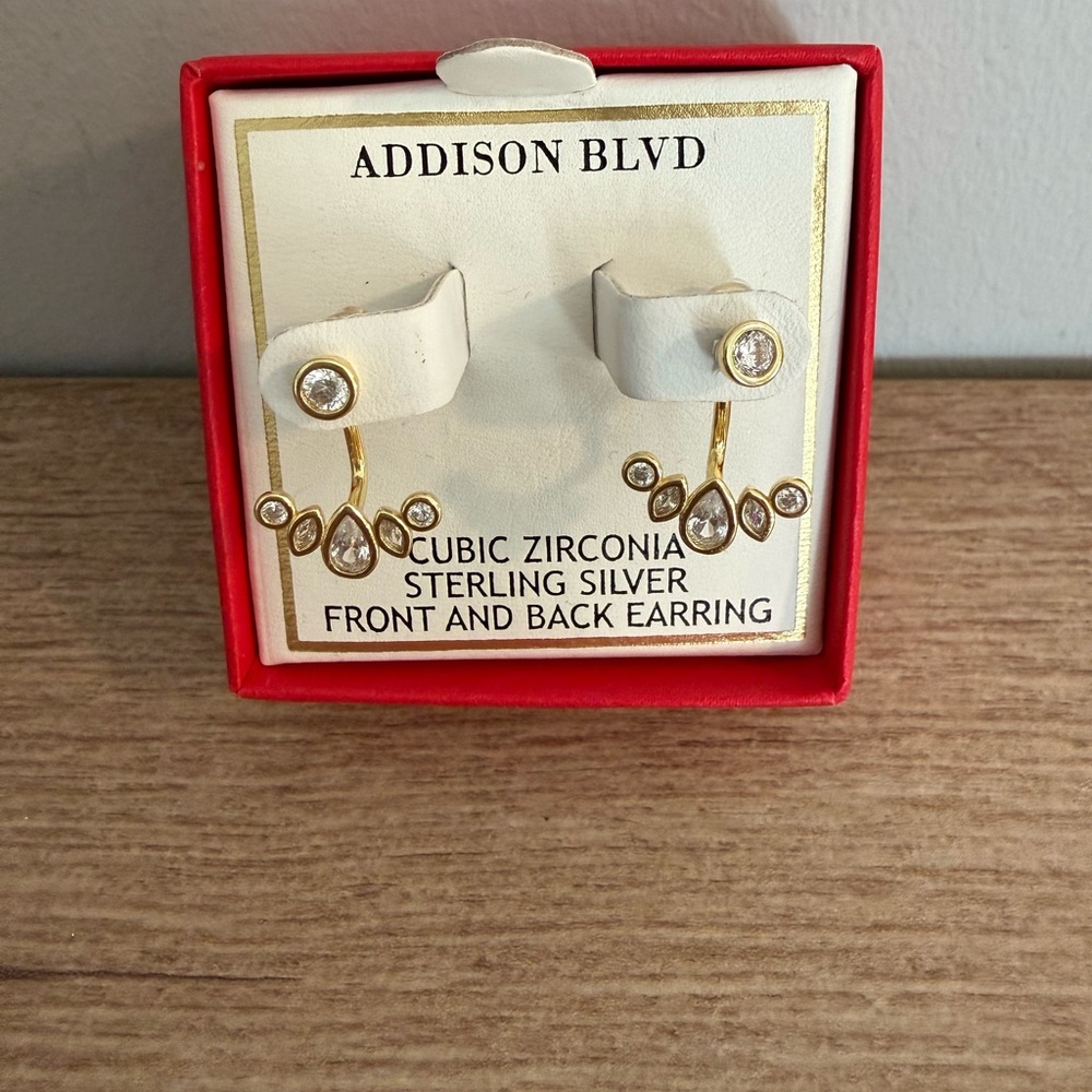 Addison Blvd Gold and Silver Earrings